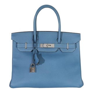 Bleu Brighton Epsom Birkin 30 PHW For Sale