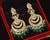 Estate Natural 8.30ct Polki Diamond & 28.30ct Emerald 22k & 18k Gold Chandelier Earrings, Pair For Sale - Image 10 of 13