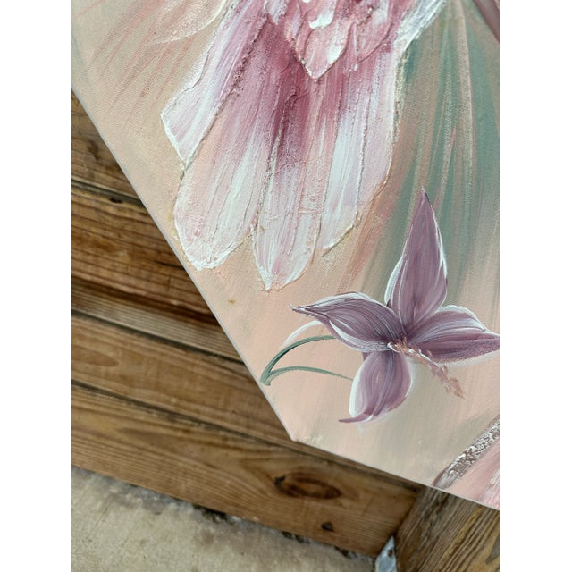 1980’s Coastal Tropical Cockatoo Oil Painting Signed Walcutt For Sale - Image 9 of 13