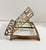 Vintage Ornate Brass Folding Book Stand For Sale - Image 10 of 12