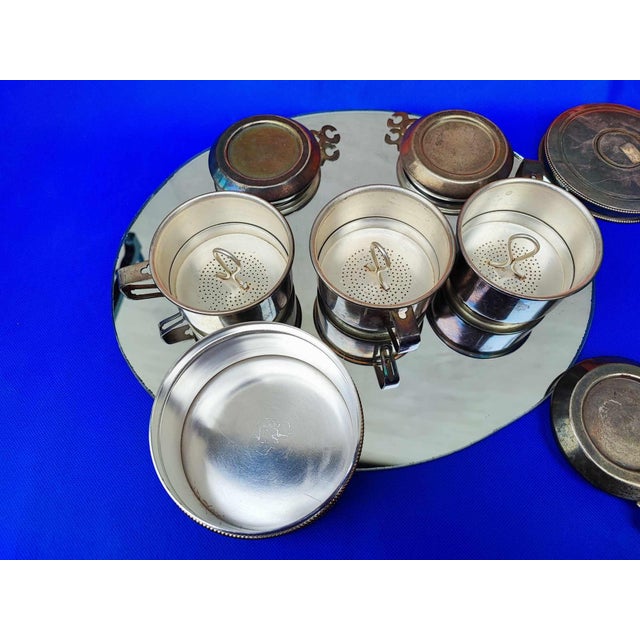 Vintage Art Deco Sugar Bowl, 1950s, Set of 5 For Sale - Image 11 of 13