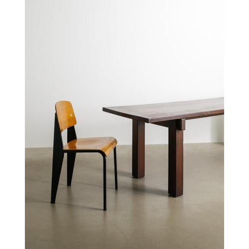 Mid-Century Modren French Standard Metropole 305 Dining Chair by Jean Prouvé, 1950s For Sale - Image 3 of 9