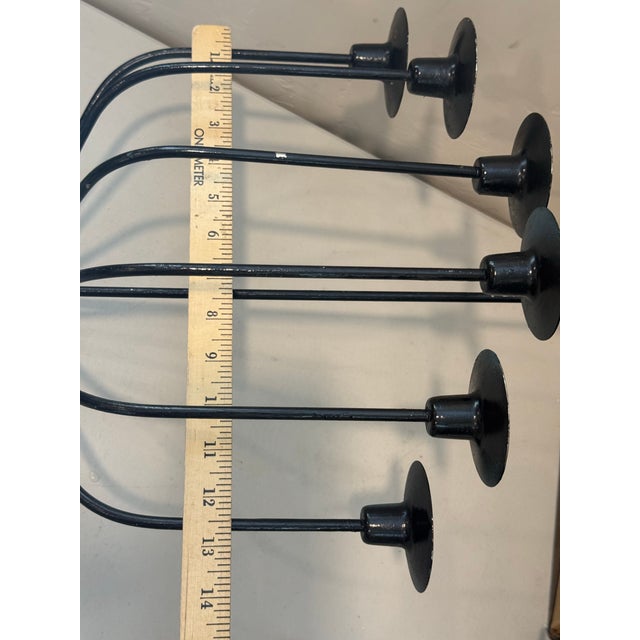 Mid Century Metal Candle Sconce in the Style of Tommi Parzinger For Sale - Image 11 of 12