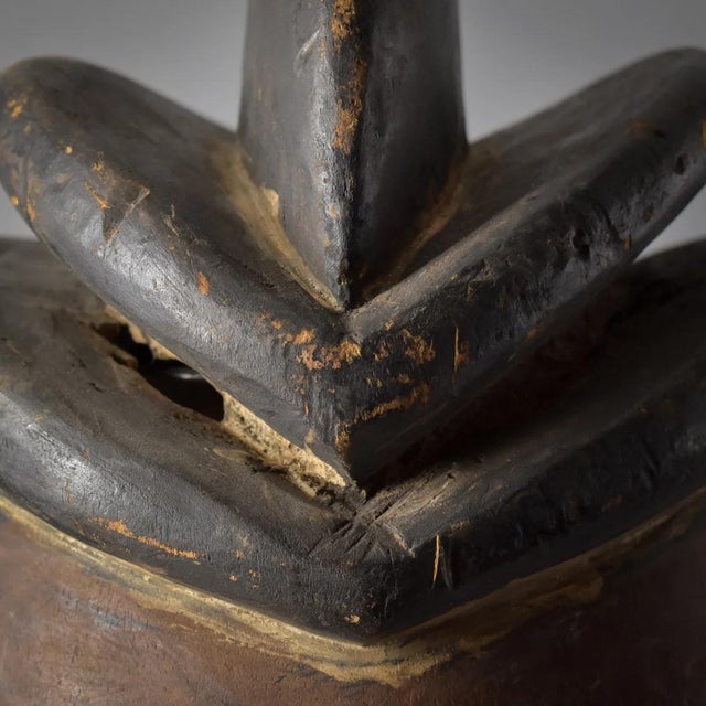 Early 20th Century Suku Helmet Mask For Sale - Image 10 of 14
