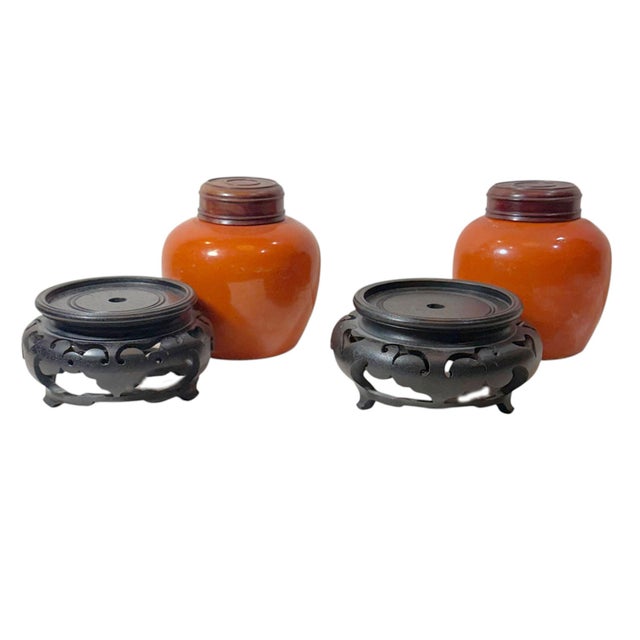 Chinese 19th Century Chinese Ginger Jars - A Pair For Sale - Image 3 of 8
