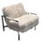 Mid-Century Modern Milo Baughman for Thayer Coggin Chrome and Flokati Faux Fur Lounge Chair For Sale - Image 3 of 5