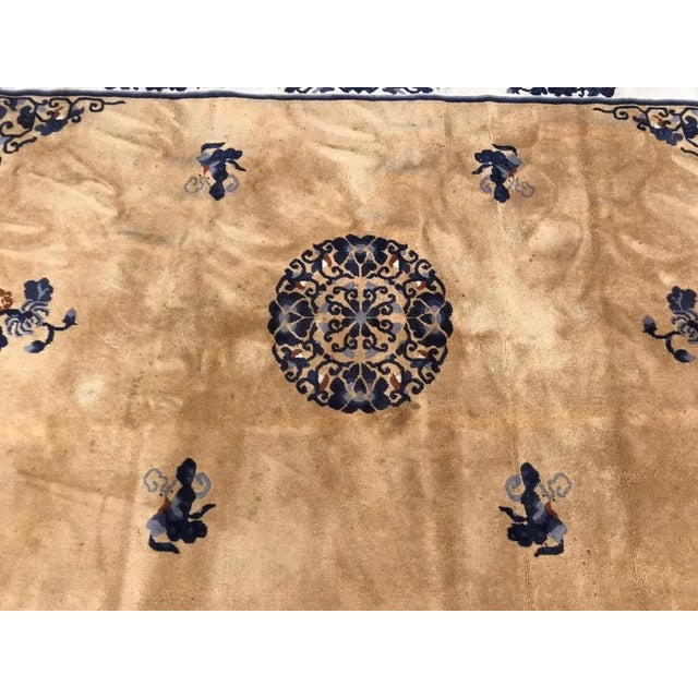 Vintage European Chinese Style Rug For Sale - Image 6 of 14