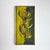 Vintage dated 9/50 (September 1950) mid-century banana bunch painting. Excellent shades of yellow and green oil paint...