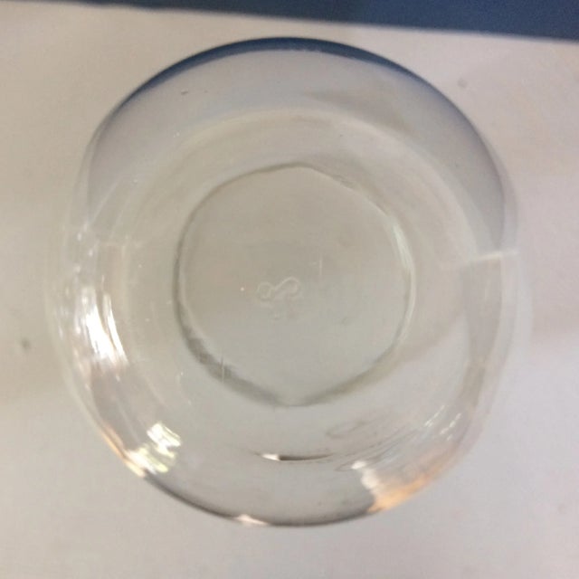 Transparent Mercedes Von Housen Wine or Cocktail Glasses - Set of 5 For Sale - Image 8 of 13