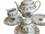 1990s 1990s Bernardaud Chateaubriand Blue Limoges Porcelain Luncheon Teapot Tea Set - Set of 17 For Sale - Image 5 of 5