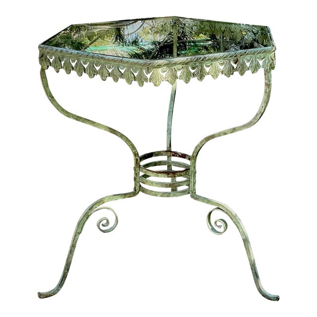 Antique French Cast Iron Bistro Table | Chairish