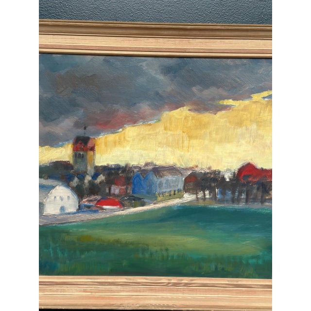A.G., Village, 1948, Oil on Panel For Sale - Image 14 of 18