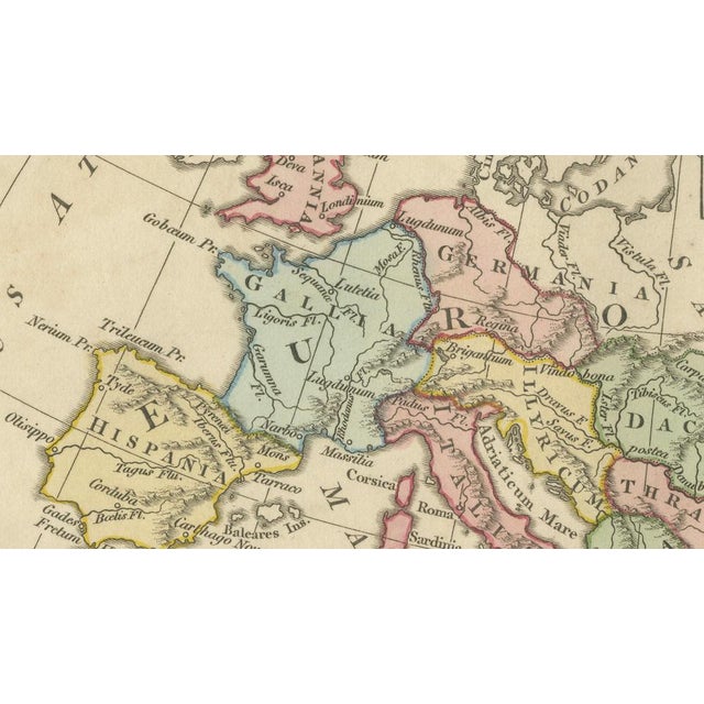 Antique Map of Ancient Empires Imperiorum Antiquorum by Wilkinson, 1821 For Sale - Image 10 of 12