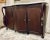 Elegant Maitland-Smith Traditional Mahogany Katherine Credenza, carved swan design, claw feet, three doors, six shelves,...