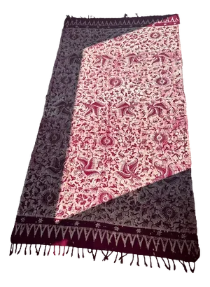 Large Indonesian Printed Batik Ceremonial Fabric