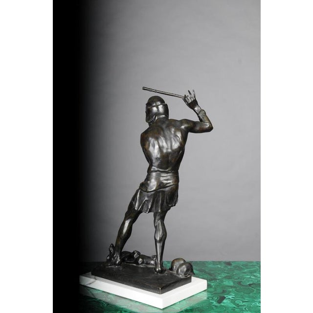 Antique Bronze Sculpture by G. Hengstenberg, 1900 For Sale - Image 13 of 18