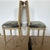 Early 20th Century Antique Side Table Chairs. Crushed Velvet, Champagne Color - Set of 2 For Sale - Image 9 of 11