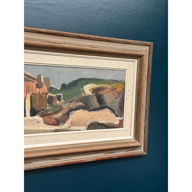 Gideon Isaksson, Portuguese River, 1960s, Oil on Canvas For Sale - Image 10 of 18