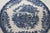Blue Late 19th Century Churchill the Brook Blue White Small Plate Fine China Made in England 4805b For Sale - Image 8 of 9