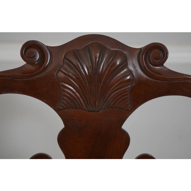 Set of 8 Stickley Cherry Philadelphia Dining Chairs For Sale In Philadelphia - Image 6 of 18