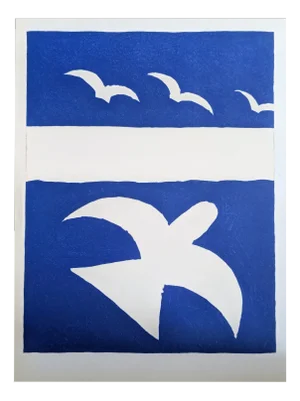 Georges Braque, Birds, Original Lithograph, 1955