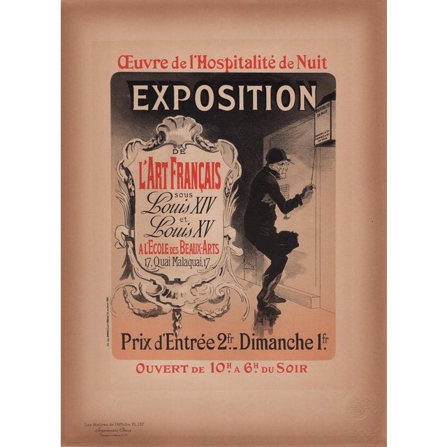 J. Chéret, Œuvre de l'Hospitalité de Nuit from Les Maîtres de L'Affiche, 1898, Original Lithograph For Sale - Image 7 of 12