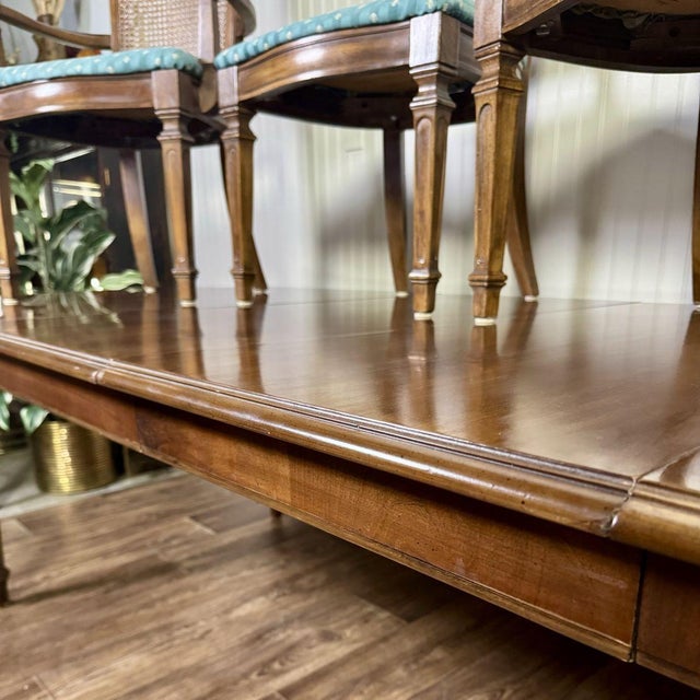 Vintage Italian Provincial Thomasville Cellini Dining Set For Sale - Image 11 of 18