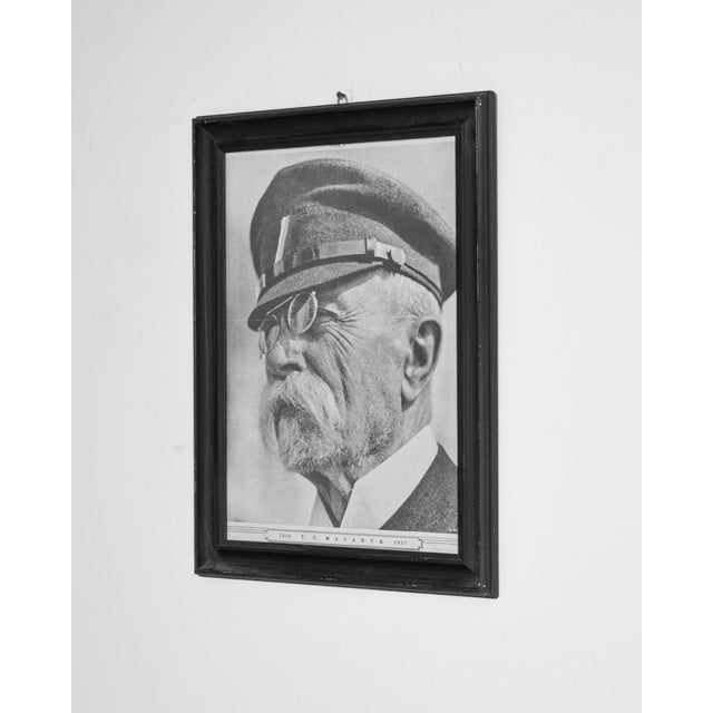 Traditional 20th Century Czech Artwork with Wooden Frame For Sale - Image 3 of 5