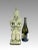 Large Celadon Green Crackle Glaze Angel Figure, Kneeling Tappanom (Thailand) For Sale - Image 10 of 12