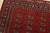 Bokhara Rug 6’3” X 9’4” Red Wool Tribal Hand-Knotted Oriental Carpet For Sale In Philadelphia - Image 6 of 12