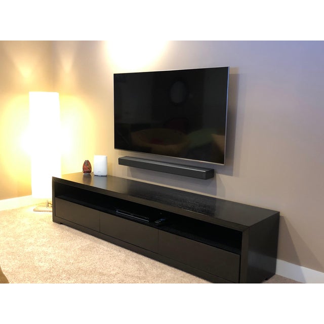 Modern Greg Sheres Style Walnut Entertainment Platform for TV For Sale - Image 4 of 4