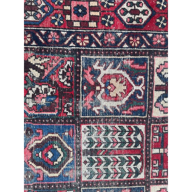 1950s Vintage Distressed Bakhtiar Rug, 1950s For Sale - Image 5 of 18