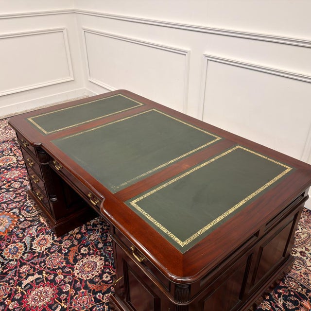 Large English Desk with Back Panel For Sale - Image 18 of 18