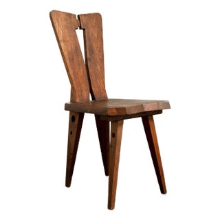 1960s Side Chair in the Style of Christain Durupt and Charlotte Perriand For Sale