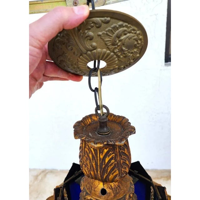 Mid Century Spanish Pendant Light Chandelier For Sale In Miami - Image 6 of 12