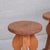 Beige Mid-Century Brutalist Oak Bar Stools, Belgium, 1970s, Set of 5 For Sale - Image 8 of 10