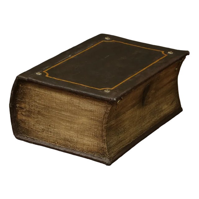 Small Box/Trunk in the Shape of a Book For Sale