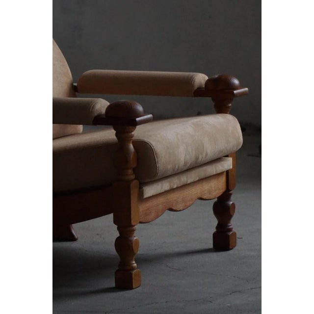 Wood Vintage Chairs in Oak by Henning Kjærnulf, 1950s, Set of 2 For Sale - Image 7 of 18