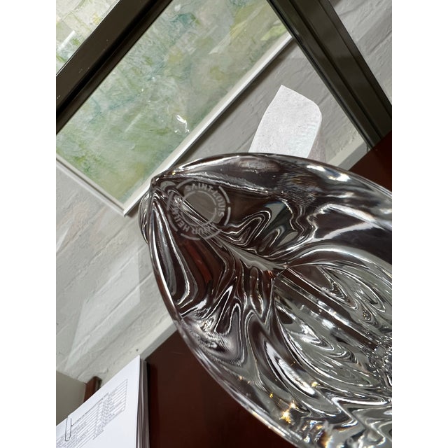 Saint-Louis for Hermès Crystal Horse Head Sculpture - "Pour Hermès" - Perfect Condition, Original Box For Sale - Image 9 of 9