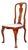 Late 20th Century Queen Anne Style Carved Mahogany Vasiform Splat Side Chair For Sale