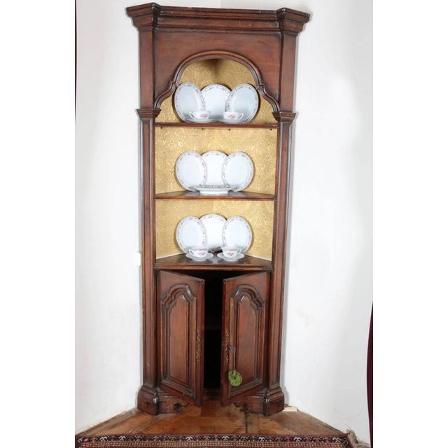 2000 - 2009 Antique Corner Cabinets, Set of 2 For Sale - Image 5 of 9