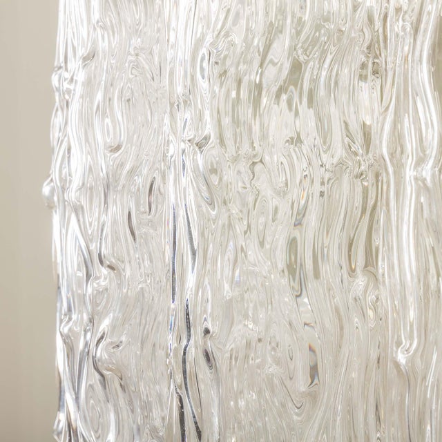 White Large Hanging Light by Toni Zuccheri for Venini, 1970s, Set of 2 For Sale - Image 8 of 12