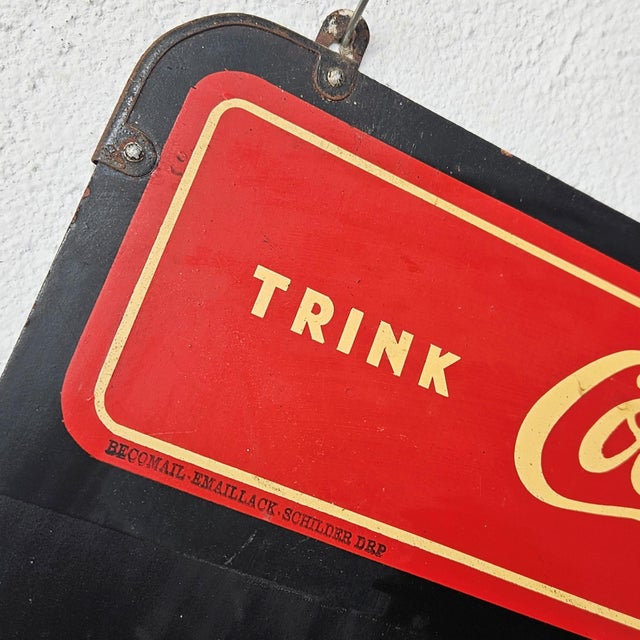 Mid-Century Modern Advertising Writing Board from Coca-Cola, 1950s For Sale - Image 3 of 4