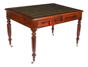 Antique 19th Century Victorian Partners Writing Desk