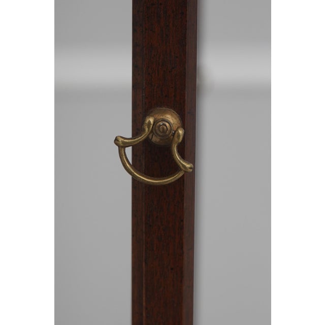 English Regency Style Mahogany Cheval Dressing Mirror For Sale In Philadelphia - Image 6 of 11