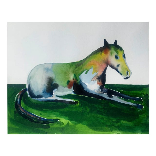 Hanna Ilczyszyn, Nocefresca (Milis, Sardinia), Watercolour, 2024 For Sale