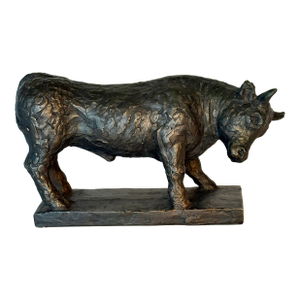 Mid 20th Century Brutalist/Impressionist Bull Sculpture