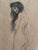 Gustav Klimt, Standing Female Nude, 1910s, Pencil Drawing, Framed For Sale - Image 5 of 15