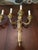 Antique Large Pair of Louis Xv Style Gilt Bronze Sconces For Sale - Image 4 of 10