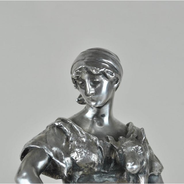 R Rozet, Agricultural Trophy, Early 20th Century, Silvered Christofle Bronze For Sale - Image 10 of 18